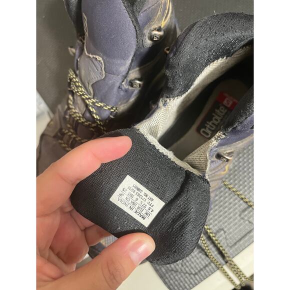 Salomon X Ultra 3 Mid Gore-Tex Ankle Boots Womens 6 Blue Waterproof Hiking Shoes - Picture 8 of 8